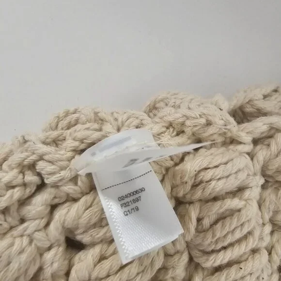 Universal Thread Bag Cream Crochet Boho Hippie Festival - Picture 11 of 12